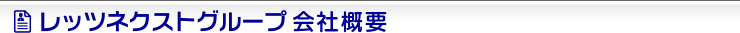 レッツネクストグループ 会社概要